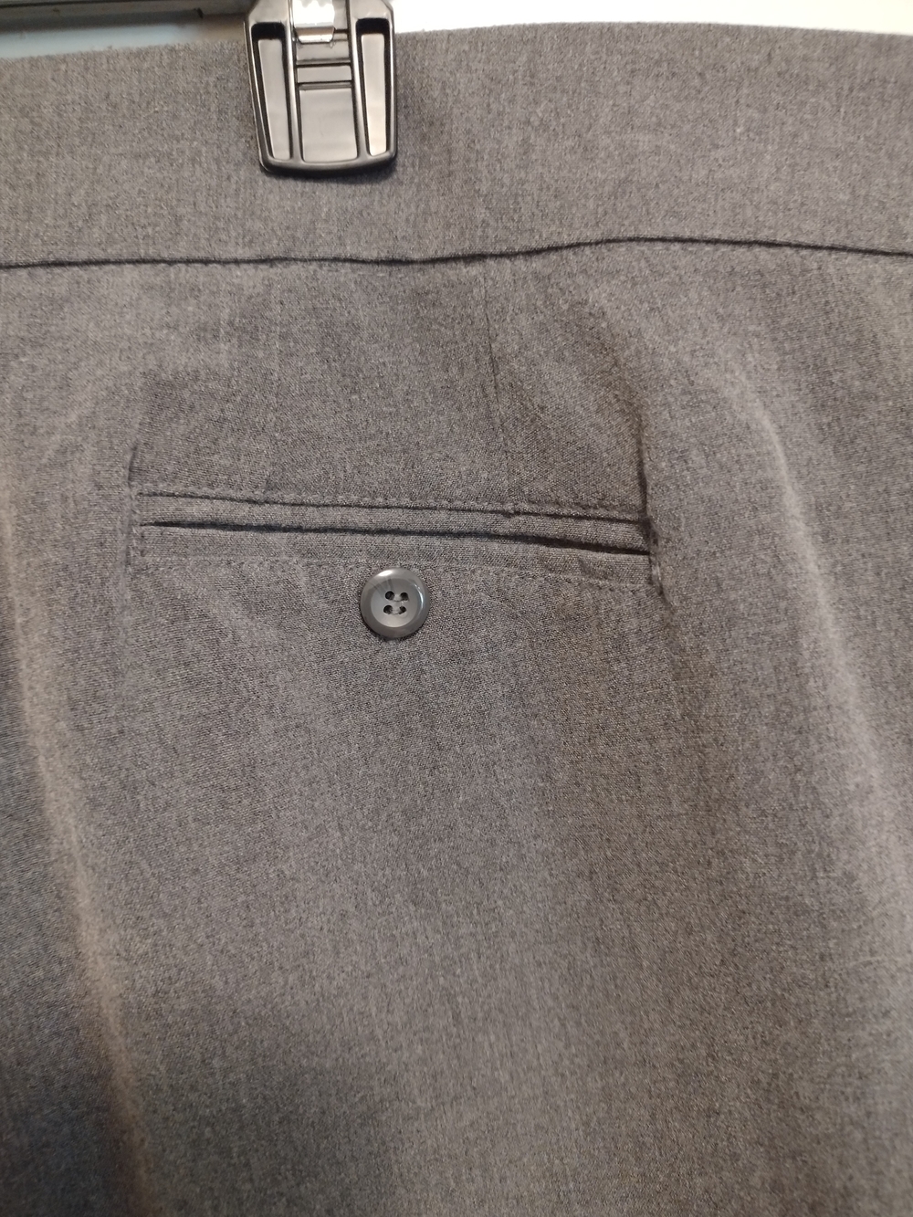 Charcoal Straight-Leg Dress Pants - Picture 4 of 5